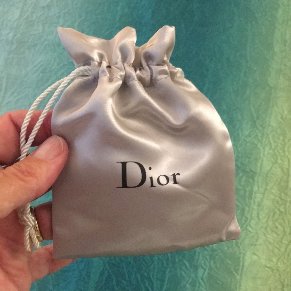 Authentic DIOR Drawstring Dust Bag 5” x 4”
